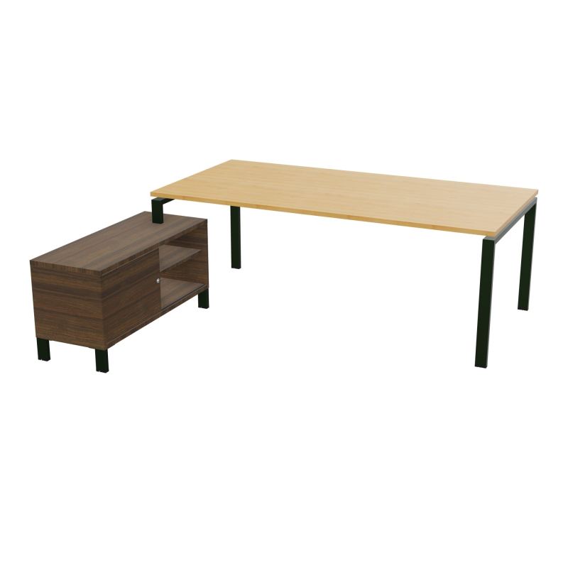 RIO BUREAU RECT. 218X188 PL 200X100 OBT + RET PORT A GAUCHE SIMPLE ACCES  R5 ST N6