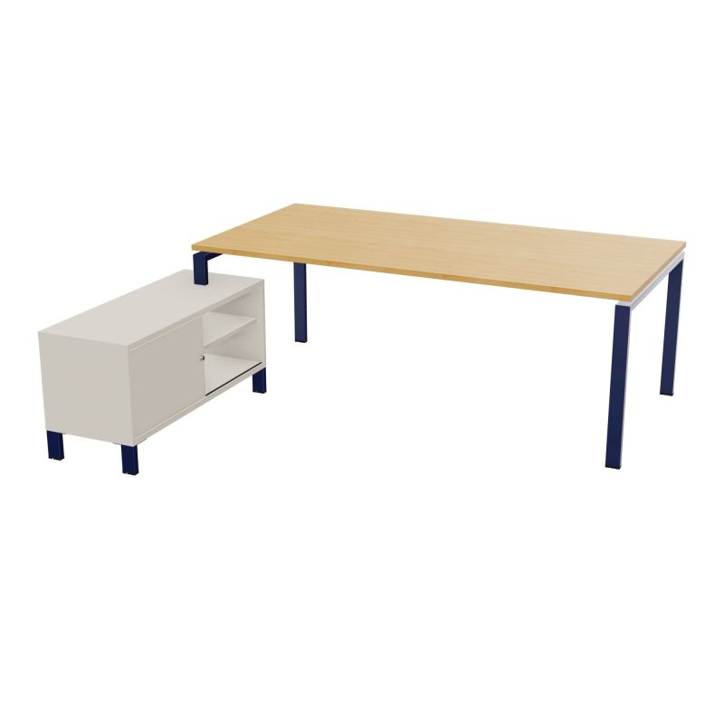 RIO BUREAU RECT. 218X188 PL 200X100 OBT + RET PORT A GAUCHE SIMPLE ACCES  R5 X4 N5