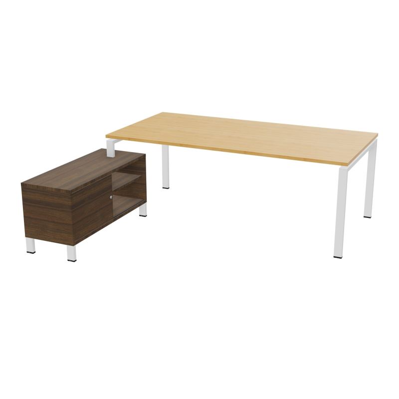 RIO BUREAU RECT. 218X188 PL 200X100 OBT + RET PORT A GAUCHE SIMPLE ACCES  R5 ZO N6