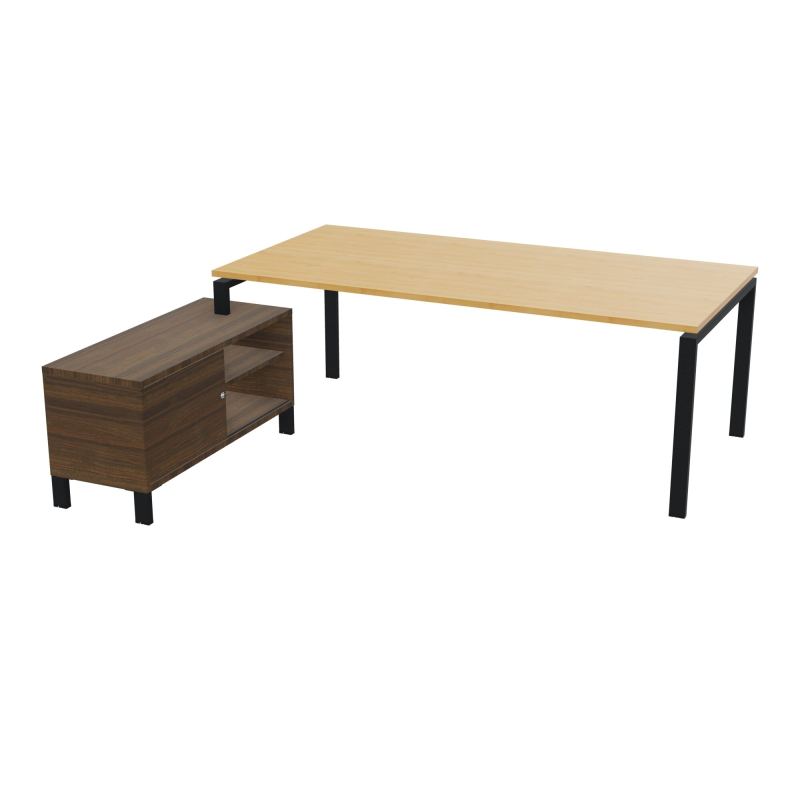 RIO BUREAU RECT. 218X188 PL 200X100 OBT + RET PORT A GAUCHE SIMPLE ACCES  R5 ZP N6