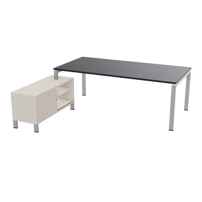 RIO BUREAU RECT. 218X188 PL 200X100 OBT + RET PORT A GAUCHE SIMPLE ACCES  R9 SA N5