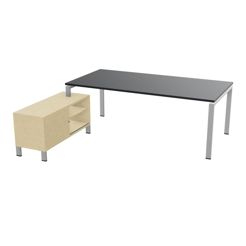 RIO BUREAU RECT. 218X188 PL 200X100 OBT + RET PORT A GAUCHE SIMPLE ACCES  R9 SA N8
