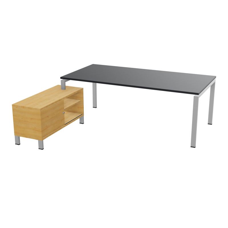 RIO BUREAU RECT. 218X188 PL 200X100 OBT + RET PORT A GAUCHE SIMPLE ACCES  R9 SA R5