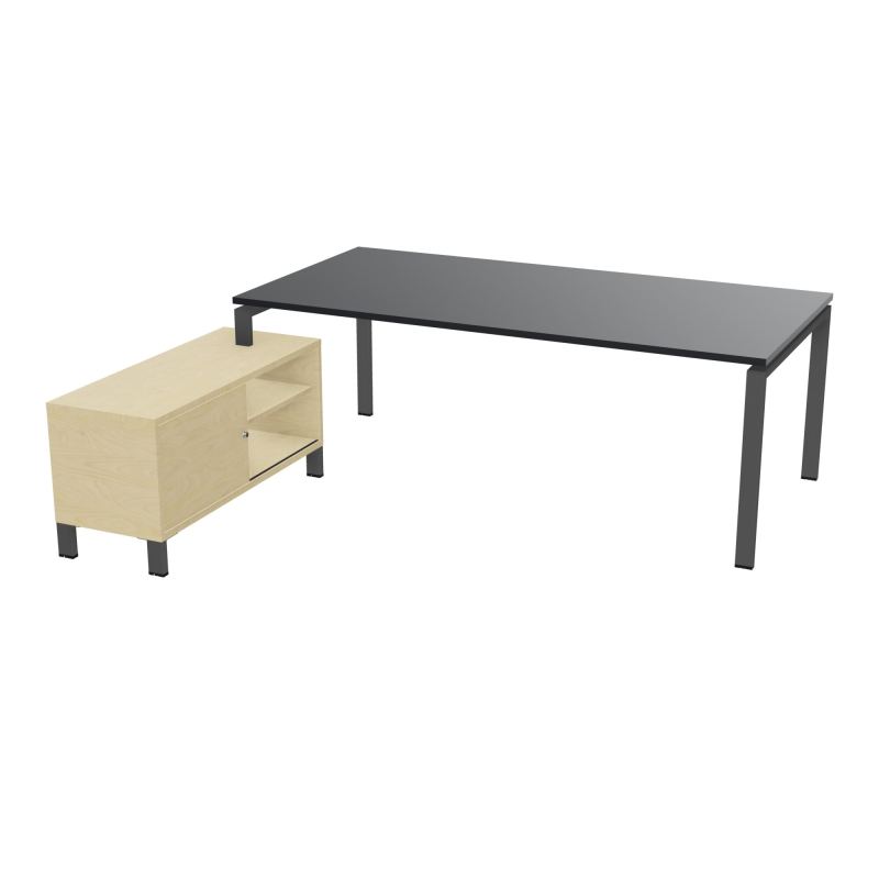 RIO BUREAU RECT. 218X188 PL 200X100 OBT + RET PORT A GAUCHE SIMPLE ACCES  R9 SC N8