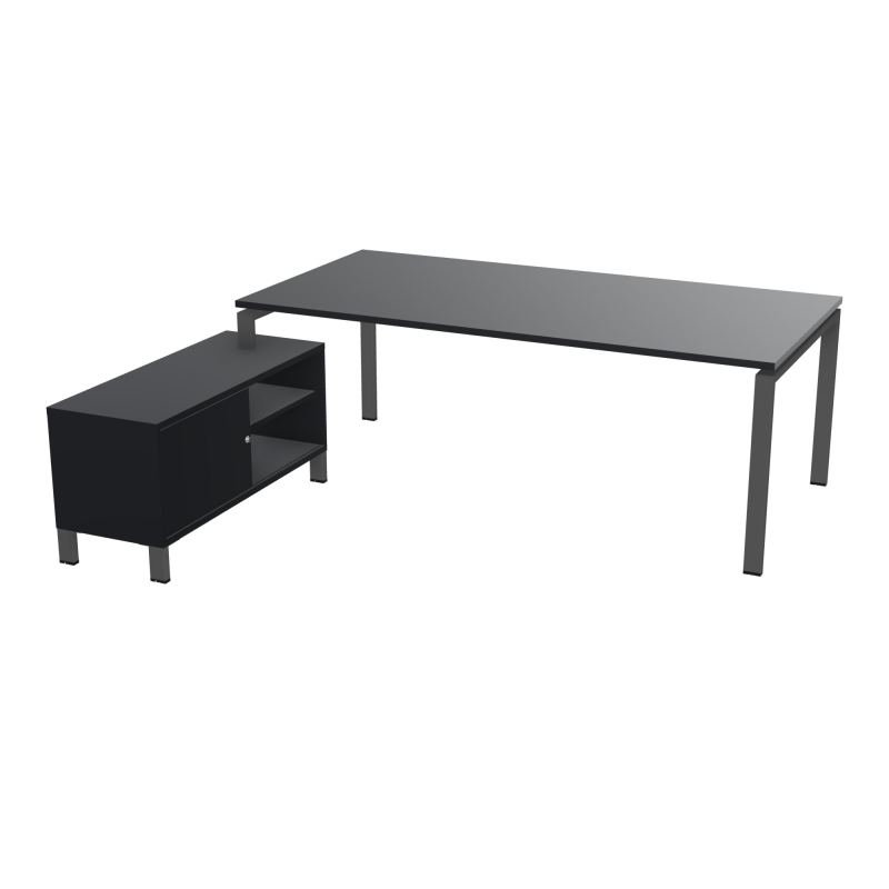 RIO BUREAU RECT. 218X188 PL 200X100 OBT + RET PORT A GAUCHE SIMPLE ACCES  R9 SC R9