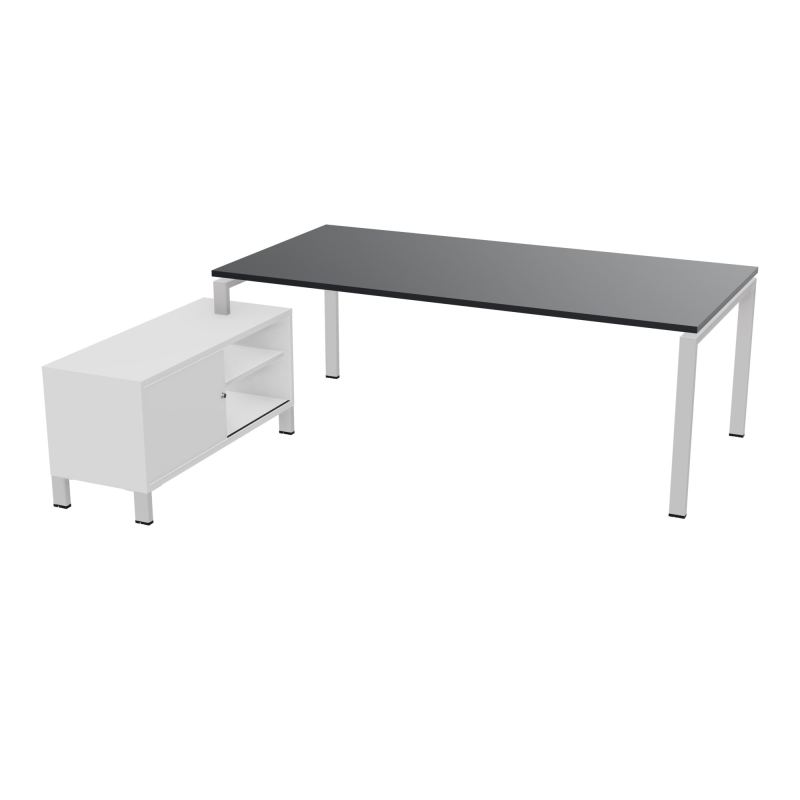 RIO BUREAU RECT. 218X188 PL 200X100 OBT + RET PORT A GAUCHE SIMPLE ACCES  R9 SD MG
