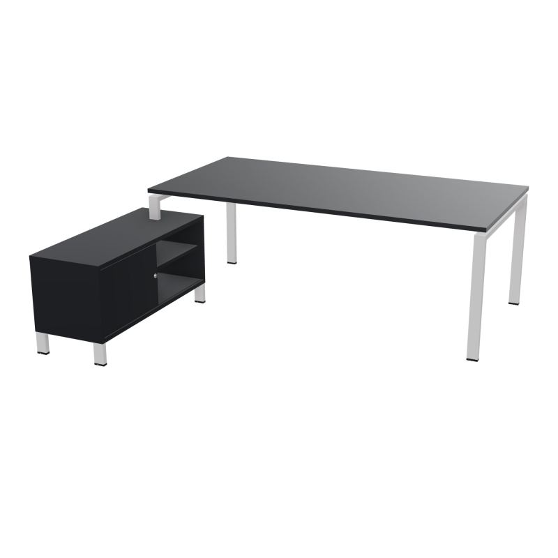 RIO BUREAU RECT. 218X188 PL 200X100 OBT + RET PORT A GAUCHE SIMPLE ACCES  R9 SD R9