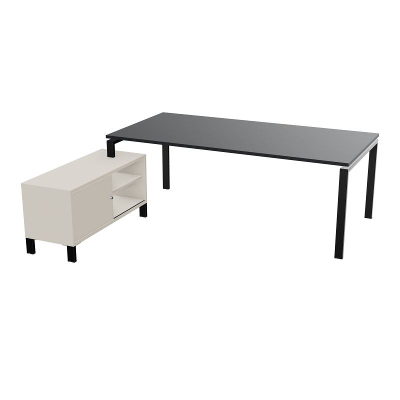 RIO BUREAU RECT. 218X188 PL 200X100 OBT + RET PORT A GAUCHE SIMPLE ACCES  R9 SG N5