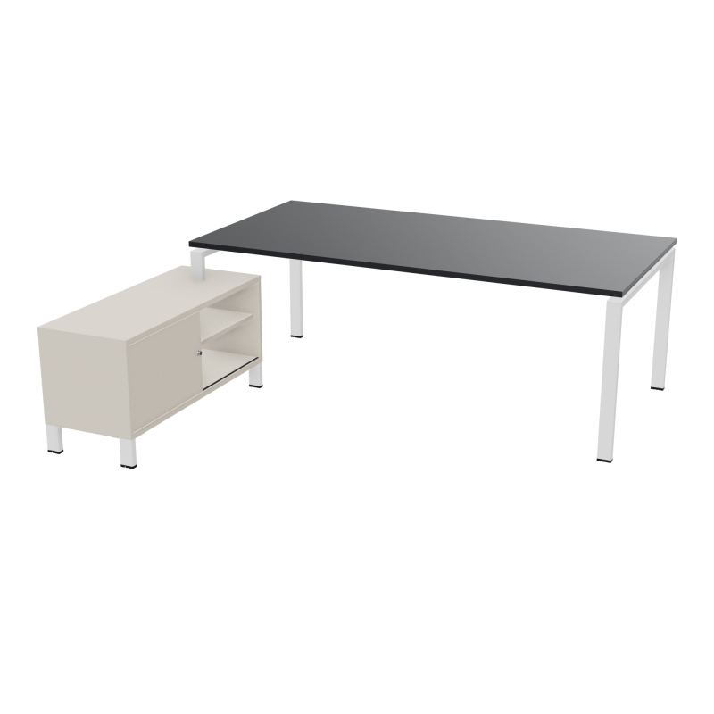 RIO BUREAU RECT. 218X188 PL 200X100 OBT + RET PORT A GAUCHE SIMPLE ACCES  R9 SO N5