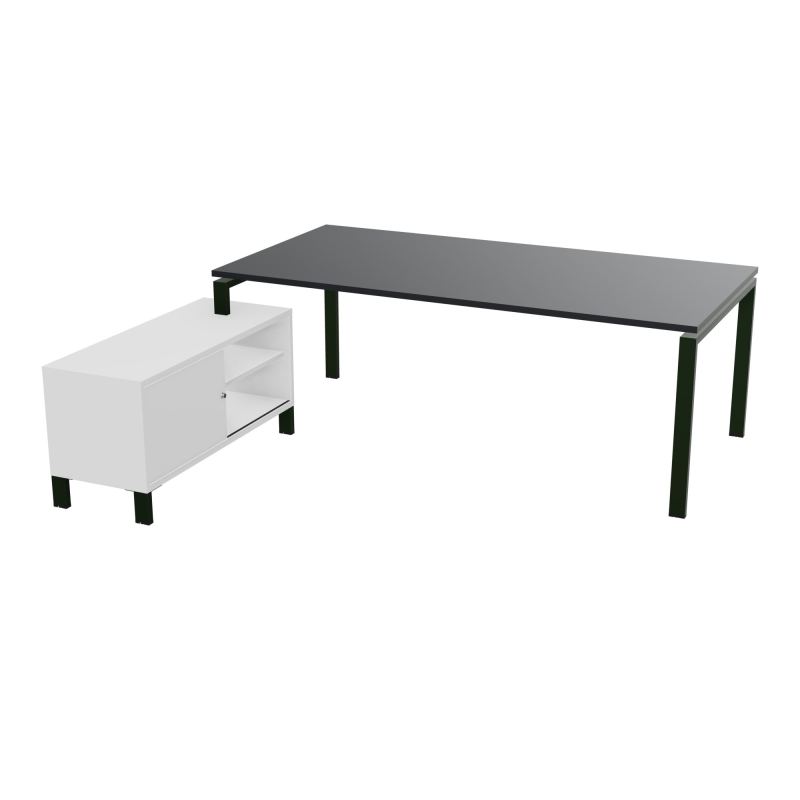 RIO BUREAU RECT. 218X188 PL 200X100 OBT + RET PORT A GAUCHE SIMPLE ACCES  R9 ST MG