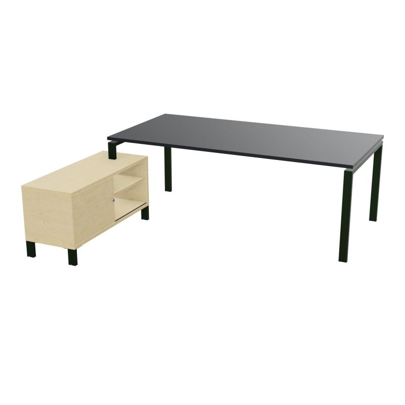 RIO BUREAU RECT. 218X188 PL 200X100 OBT + RET PORT A GAUCHE SIMPLE ACCES  R9 ST N8