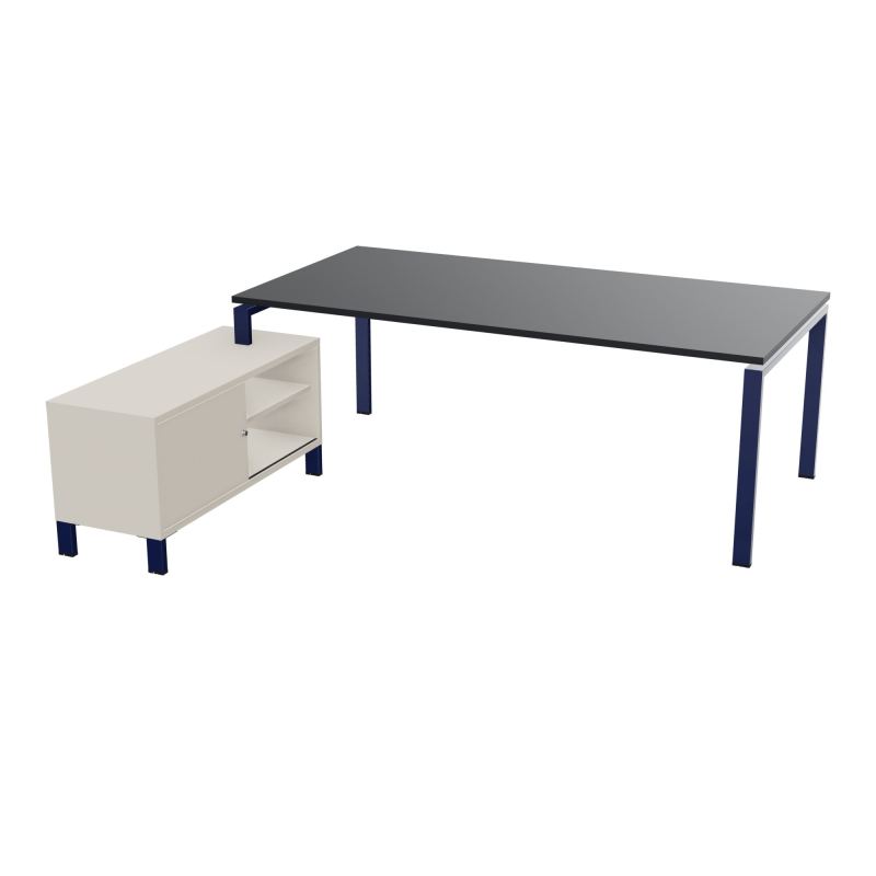 RIO BUREAU RECT. 218X188 PL 200X100 OBT + RET PORT A GAUCHE SIMPLE ACCES  R9 X4 N5