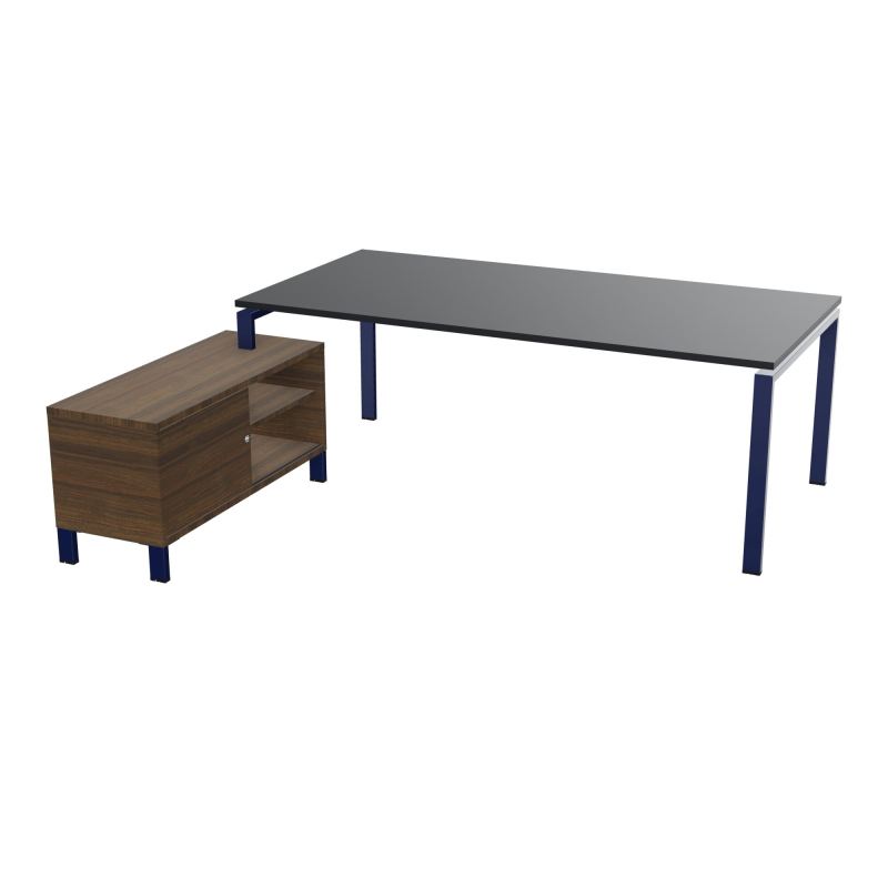RIO BUREAU RECT. 218X188 PL 200X100 OBT + RET PORT A GAUCHE SIMPLE ACCES  R9 X4 N6