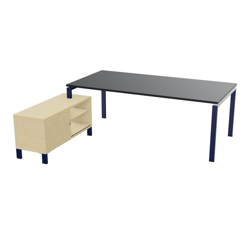 RIO BUREAU RECT. 218X188 PL 200X100 OBT + RET PORT A GAUCHE SIMPLE ACCES  R9 X4 N8