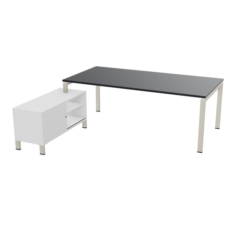 RIO BUREAU RECT. 218X188 PL 200X100 OBT + RET PORT A GAUCHE SIMPLE ACCES  R9 ZC MG