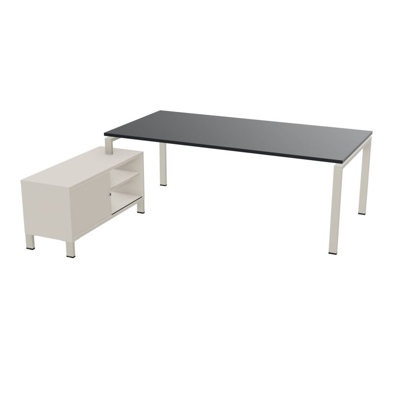 RIO BUREAU RECT. 218X188 PL 200X100 OBT + RET PORT A GAUCHE SIMPLE ACCES  R9 ZC N5