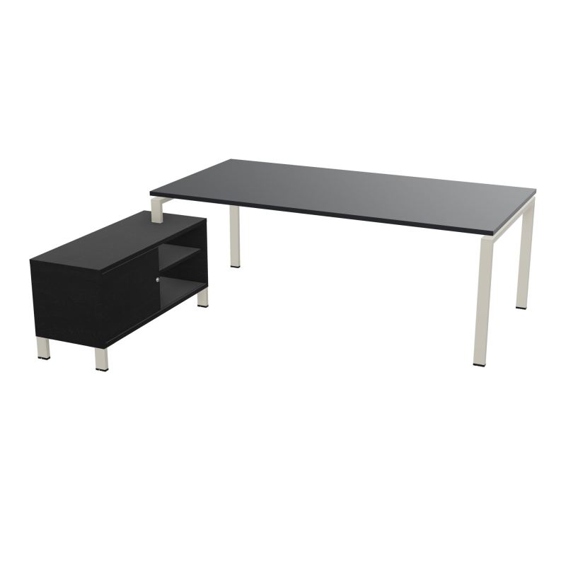 RIO BUREAU RECT. 218X188 PL 200X100 OBT + RET PORT A GAUCHE SIMPLE ACCES  R9 ZC RK