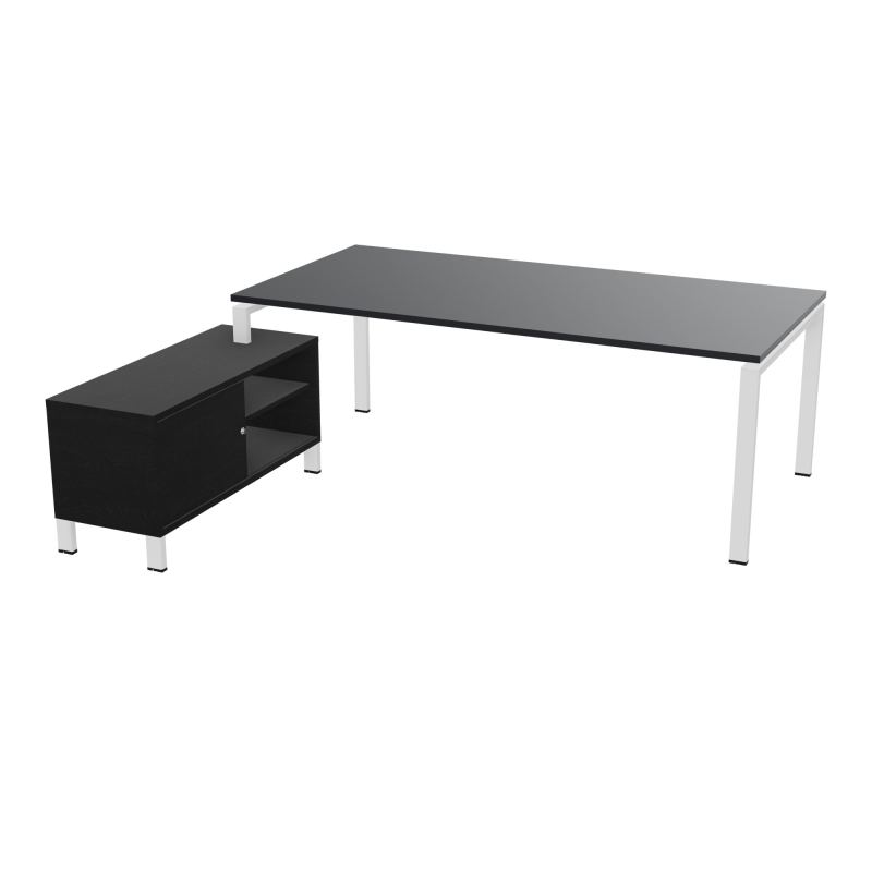 RIO BUREAU RECT. 218X188 PL 200X100 OBT + RET PORT A GAUCHE SIMPLE ACCES  R9 ZO RK