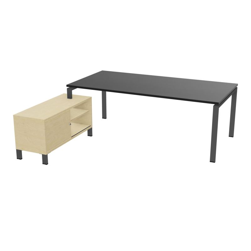 RIO BUREAU RECT. 218X188 PL 200X100 OBT + RET PORT A GAUCHE SIMPLE ACCES  RK SC N8