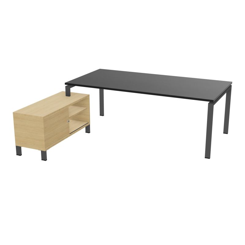 RIO BUREAU RECT. 218X188 PL 200X100 OBT + RET PORT A GAUCHE SIMPLE ACCES  RK SC R1