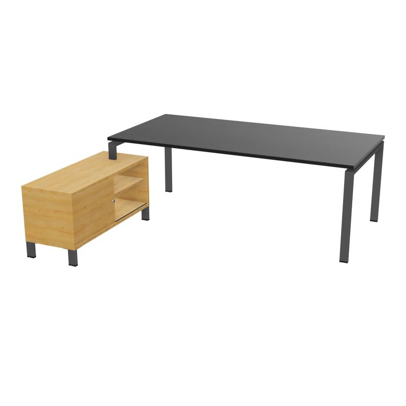 RIO BUREAU RECT. 218X188 PL 200X100 OBT + RET PORT A GAUCHE SIMPLE ACCES  RK SC R5
