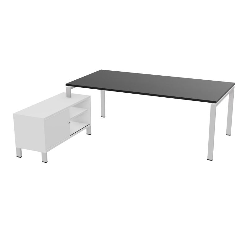 RIO BUREAU RECT. 218X188 PL 200X100 OBT + RET PORT A GAUCHE SIMPLE ACCES  RK SD MG