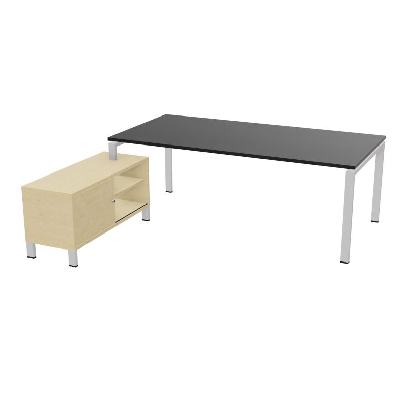 RIO BUREAU RECT. 218X188 PL 200X100 OBT + RET PORT A GAUCHE SIMPLE ACCES  RK SD N8