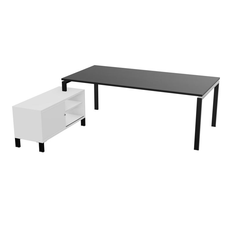 RIO BUREAU RECT. 218X188 PL 200X100 OBT + RET PORT A GAUCHE SIMPLE ACCES  RK SG MG