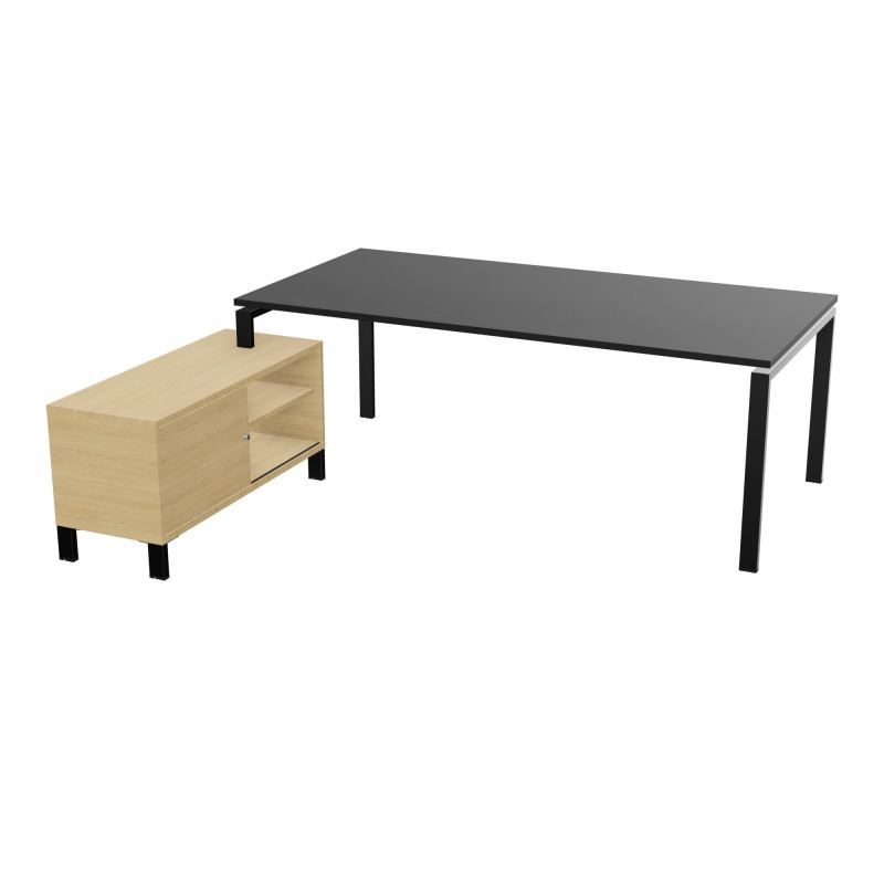 RIO BUREAU RECT. 218X188 PL 200X100 OBT + RET PORT A GAUCHE SIMPLE ACCES  RK SG R1