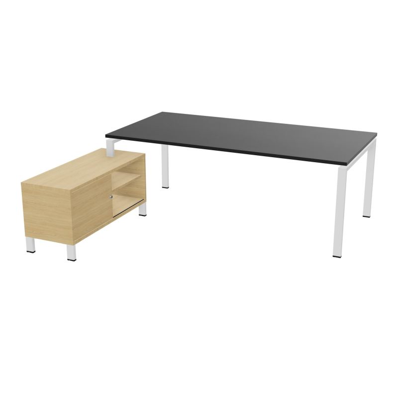 RIO BUREAU RECT. 218X188 PL 200X100 OBT + RET PORT A GAUCHE SIMPLE ACCES  RK SO R1