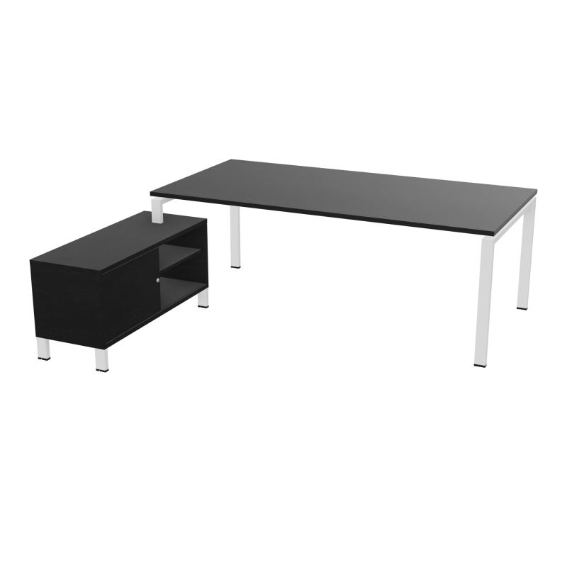 RIO BUREAU RECT. 218X188 PL 200X100 OBT + RET PORT A GAUCHE SIMPLE ACCES  RK SO RK