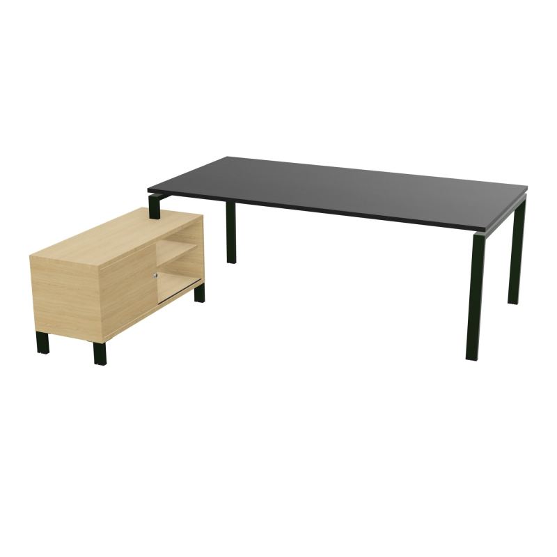 RIO BUREAU RECT. 218X188 PL 200X100 OBT + RET PORT A GAUCHE SIMPLE ACCES  RK ST R1