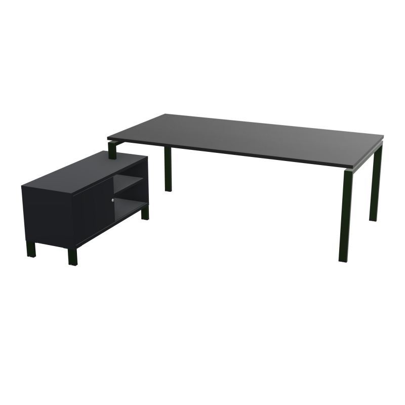 RIO BUREAU RECT. 218X188 PL 200X100 OBT + RET PORT A GAUCHE SIMPLE ACCES  RK ST R9