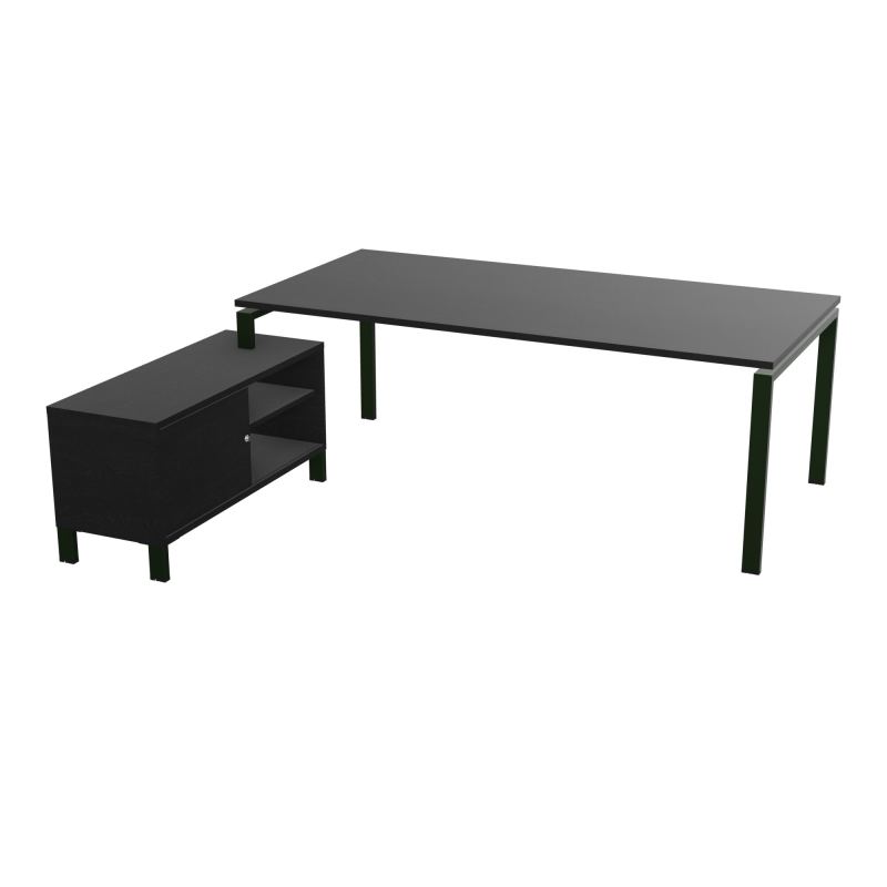 RIO BUREAU RECT. 218X188 PL 200X100 OBT + RET PORT A GAUCHE SIMPLE ACCES  RK ST RK