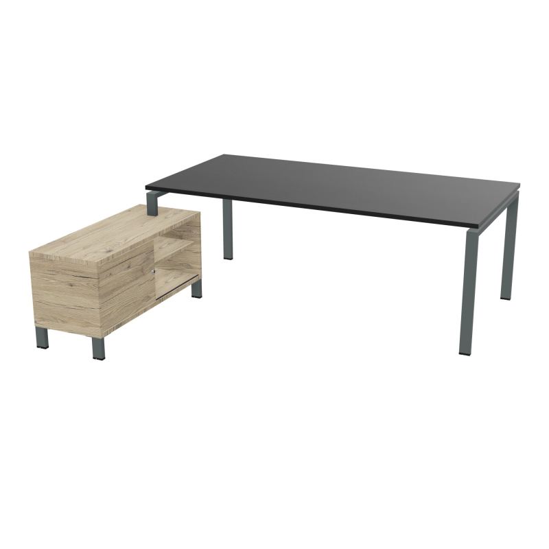 RIO BUREAU RECT. 218X188 PL 200X100 OBT + RET PORT A GAUCHE SIMPLE ACCES  RK SU R3