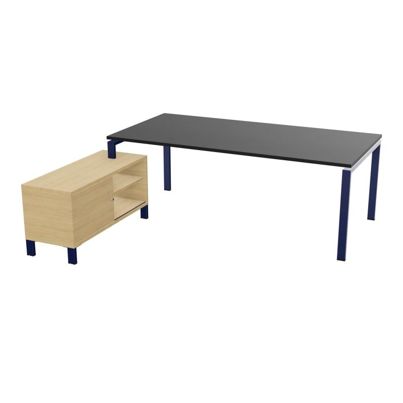 RIO BUREAU RECT. 218X188 PL 200X100 OBT + RET PORT A GAUCHE SIMPLE ACCES  RK X4 R1