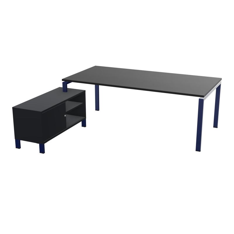RIO BUREAU RECT. 218X188 PL 200X100 OBT + RET PORT A GAUCHE SIMPLE ACCES  RK X4 R9