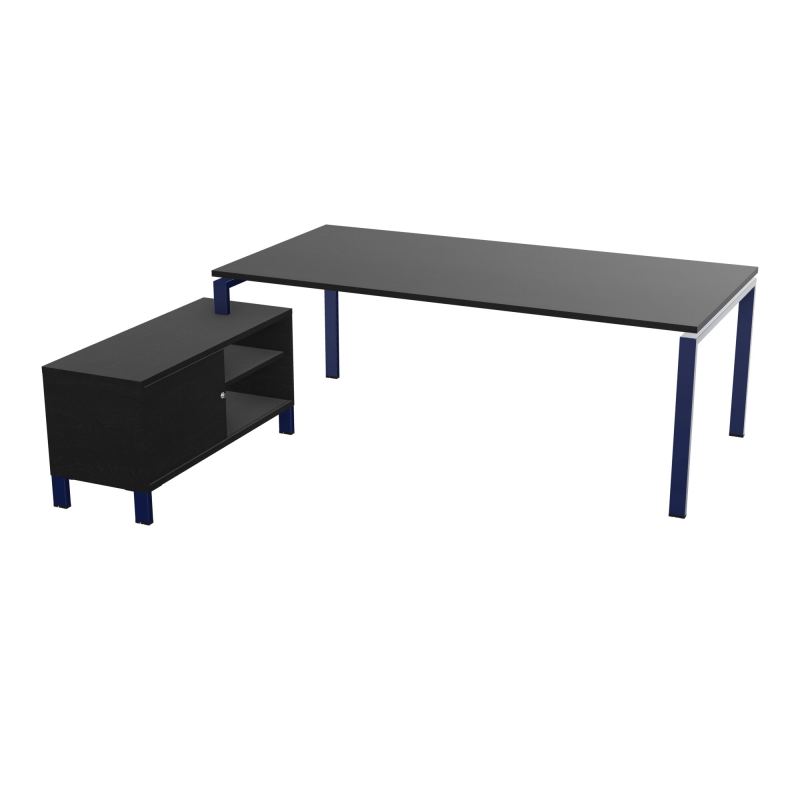RIO BUREAU RECT. 218X188 PL 200X100 OBT + RET PORT A GAUCHE SIMPLE ACCES  RK X4 RK