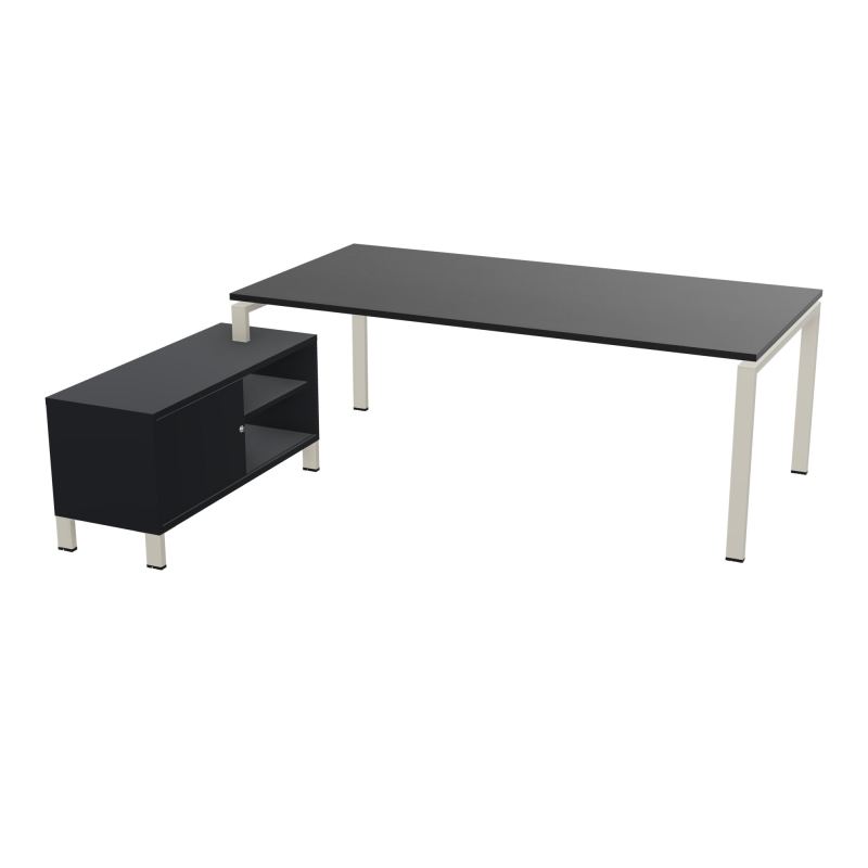 RIO BUREAU RECT. 218X188 PL 200X100 OBT + RET PORT A GAUCHE SIMPLE ACCES  RK ZC R9