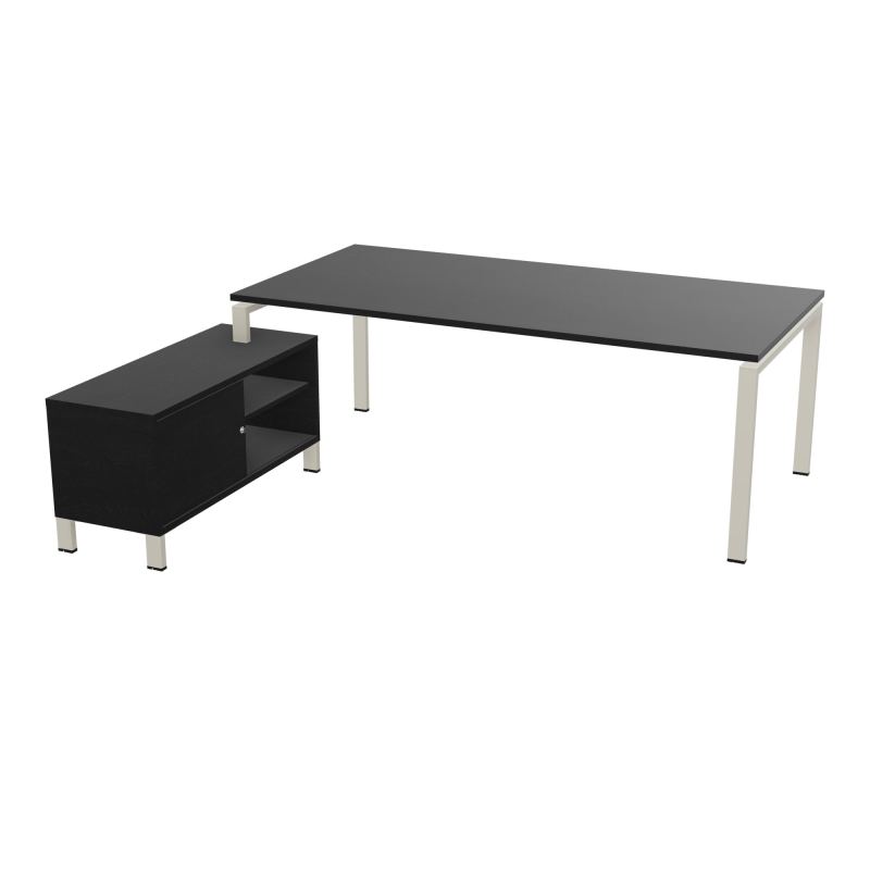 RIO BUREAU RECT. 218X188 PL 200X100 OBT + RET PORT A GAUCHE SIMPLE ACCES  RK ZC RK