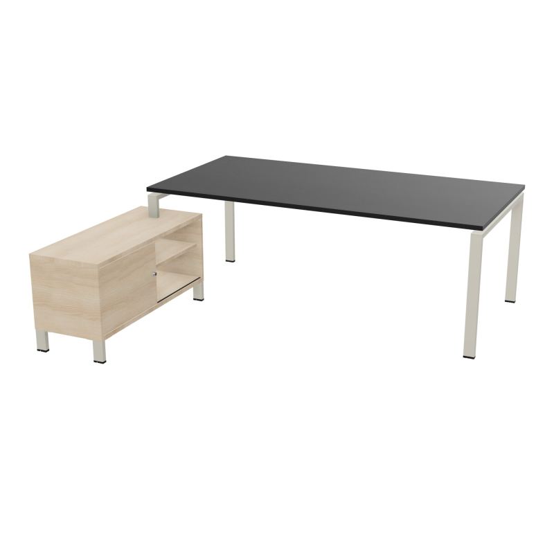 RIO BUREAU RECT. 218X188 PL 200X100 OBT + RET PORT A GAUCHE SIMPLE ACCES  RK ZC RZ