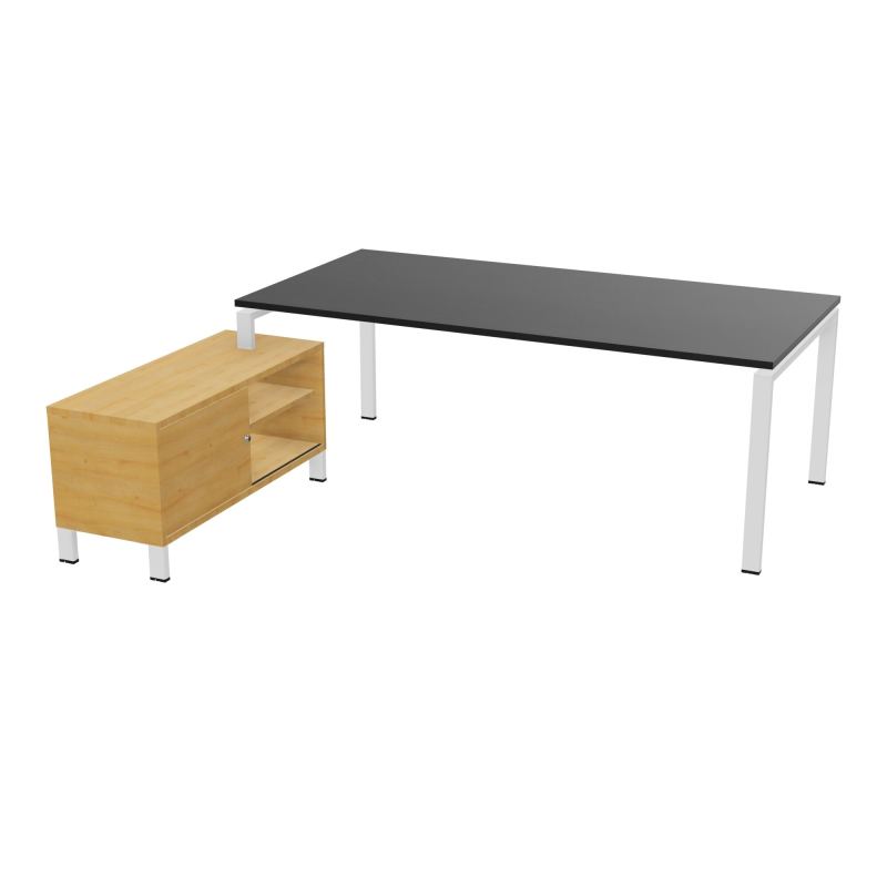 RIO BUREAU RECT. 218X188 PL 200X100 OBT + RET PORT A GAUCHE SIMPLE ACCES  RK ZO R5
