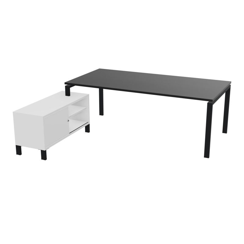 RIO BUREAU RECT. 218X188 PL 200X100 OBT + RET PORT A GAUCHE SIMPLE ACCES  RK ZP MG