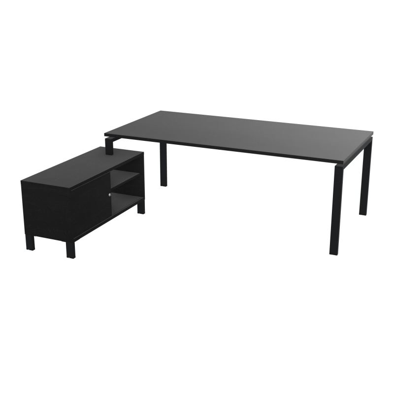 RIO BUREAU RECT. 218X188 PL 200X100 OBT + RET PORT A GAUCHE SIMPLE ACCES  RK ZP RK