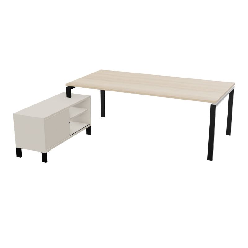 RIO BUREAU RECT. 218X188 PL 200X100 OBT + RET PORT A GAUCHE SIMPLE ACCES  RZ SG N5
