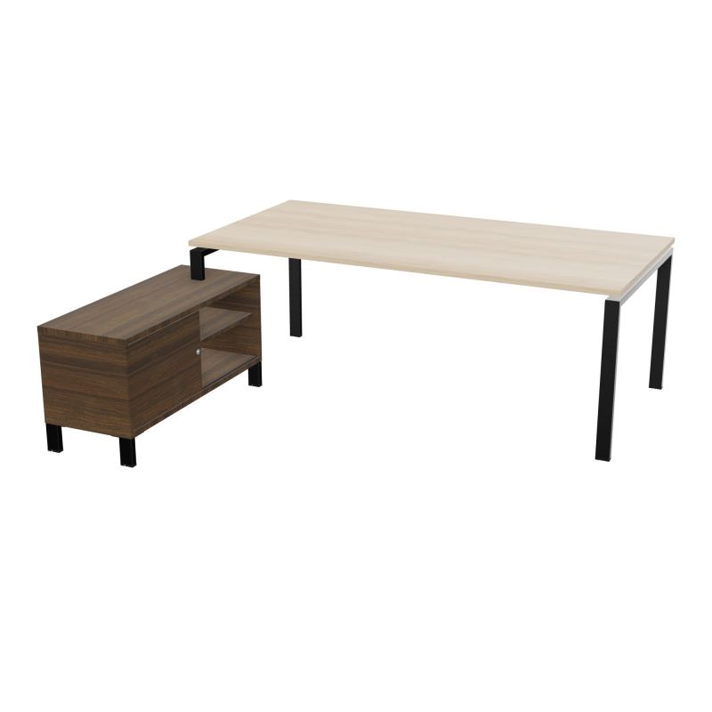 RIO BUREAU RECT. 218X188 PL 200X100 OBT + RET PORT A GAUCHE SIMPLE ACCES  RZ SG N6