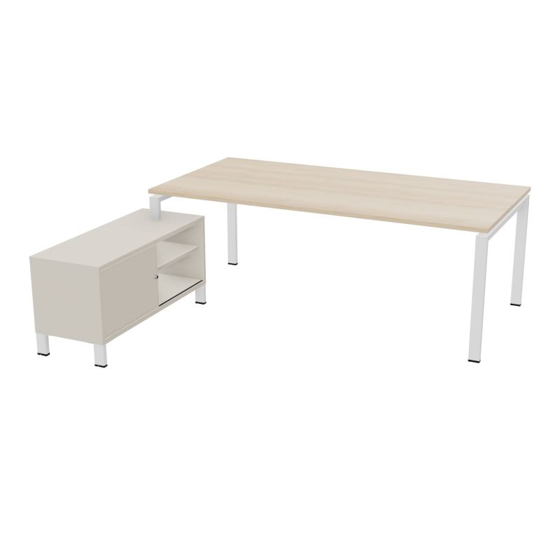 RIO BUREAU RECT. 218X188 PL 200X100 OBT + RET PORT A GAUCHE SIMPLE ACCES  RZ SO N5