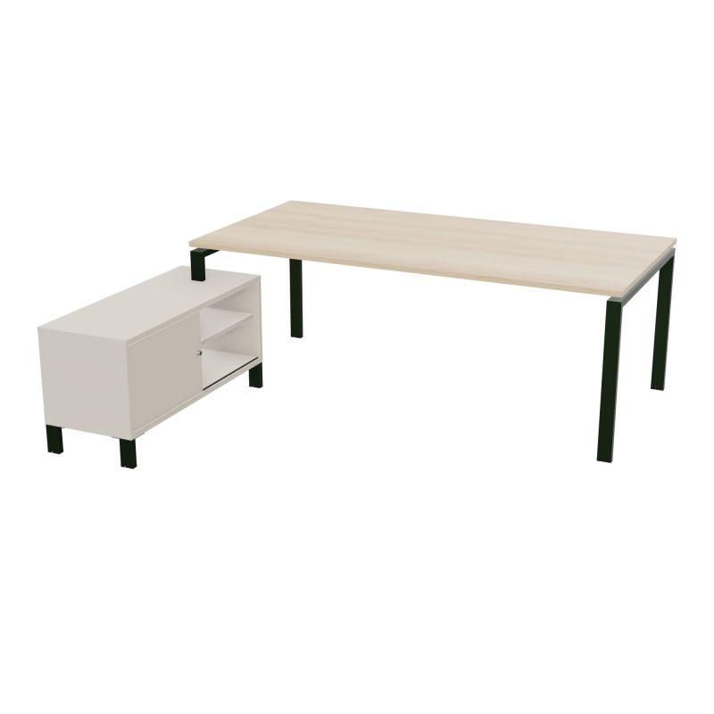 RIO BUREAU RECT. 218X188 PL 200X100 OBT + RET PORT A GAUCHE SIMPLE ACCES  RZ ST N5