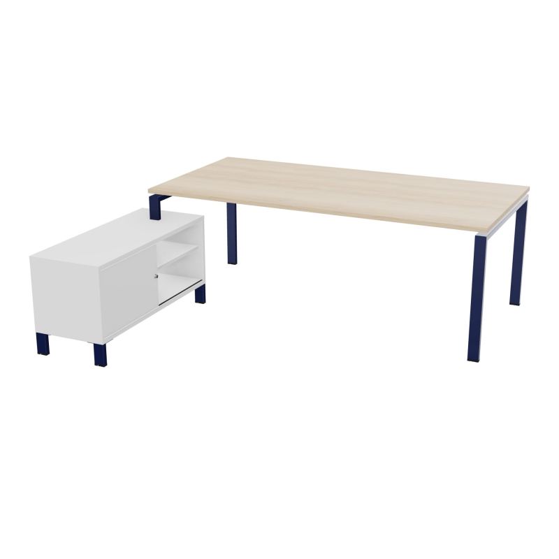 RIO BUREAU RECT. 218X188 PL 200X100 OBT + RET PORT A GAUCHE SIMPLE ACCES  RZ X4 MG