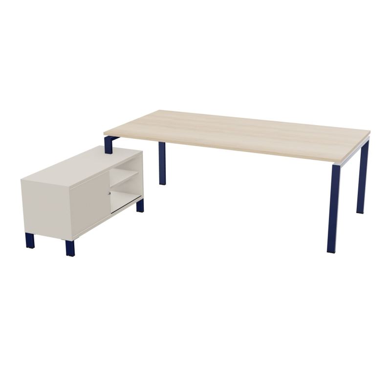 RIO BUREAU RECT. 218X188 PL 200X100 OBT + RET PORT A GAUCHE SIMPLE ACCES  RZ X4 N5